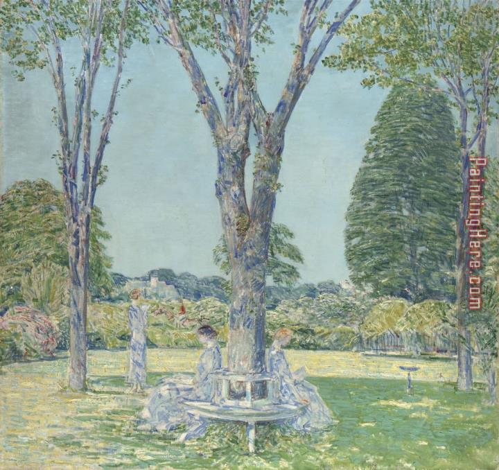 childe hassam The Audition